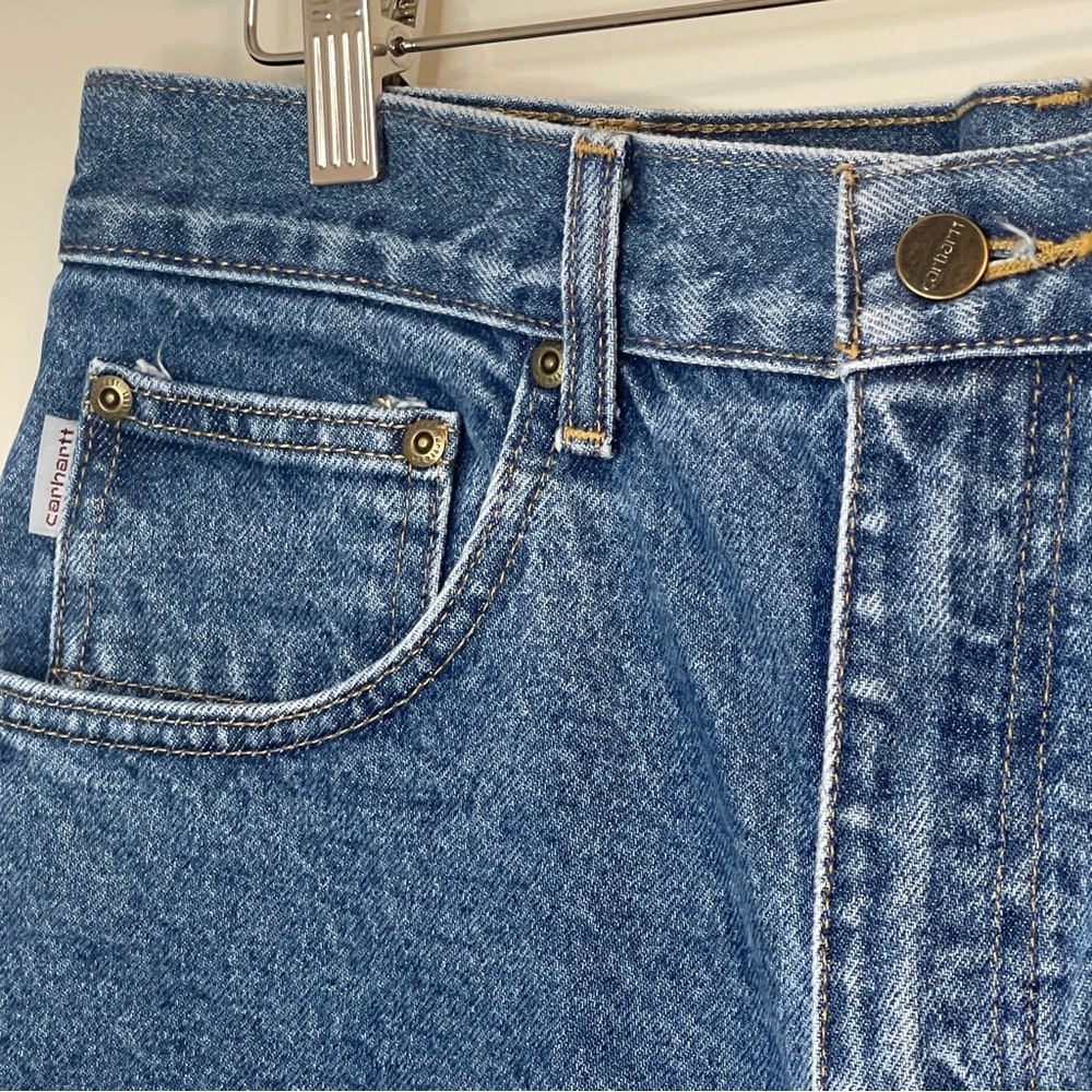 Carhartt Men's Relaxed Fit Blue Jeans - Picture 3 of 6